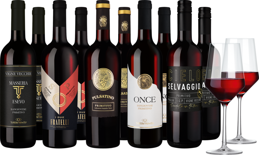 Weinpaket "Primitivo-Vielfalt"