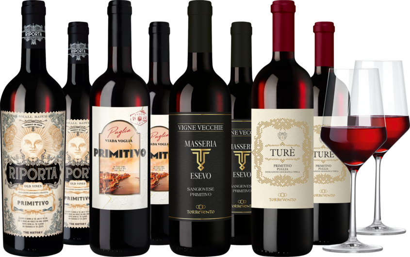 Weinpaket "Primitivo-Vielfalt"