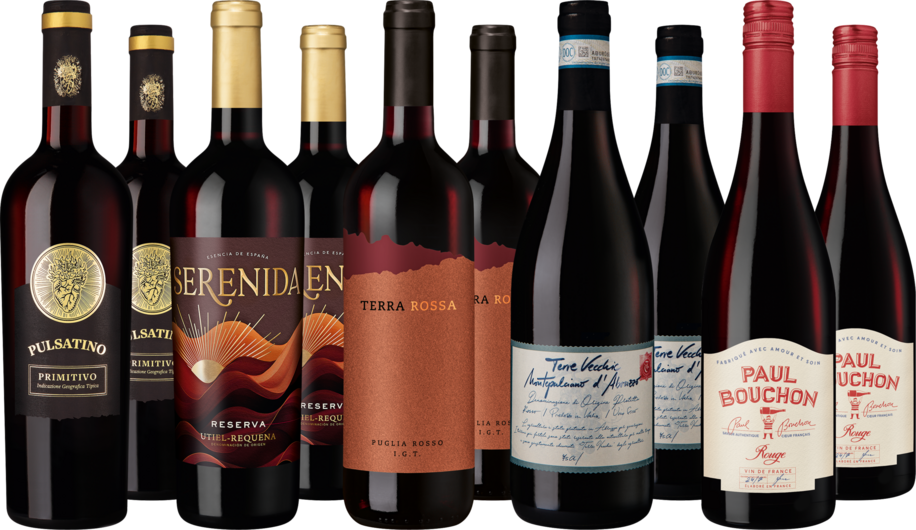 Weinpaket "Goldprämierte Rotweine"