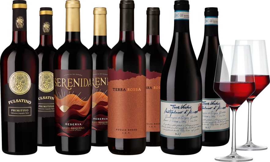 Weinpaket "Goldprämierte Rotweine"