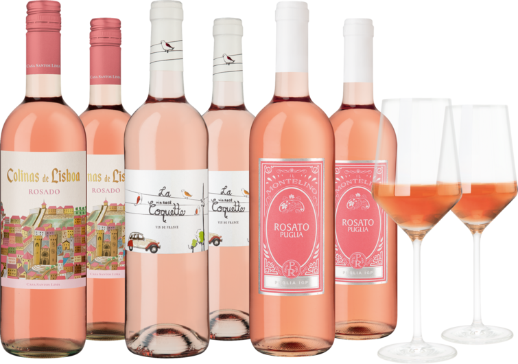 Weinpaket "Goldprämierte Roséweine"