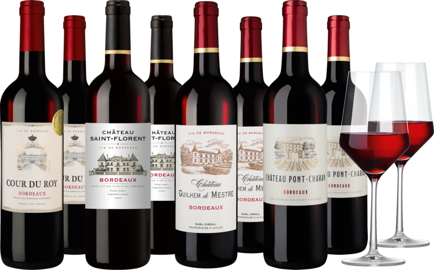 Weinpaket "Prämierte Bordeaux"