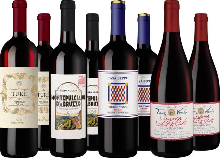 Weinpaket "Eine Reise durch Süditalien"