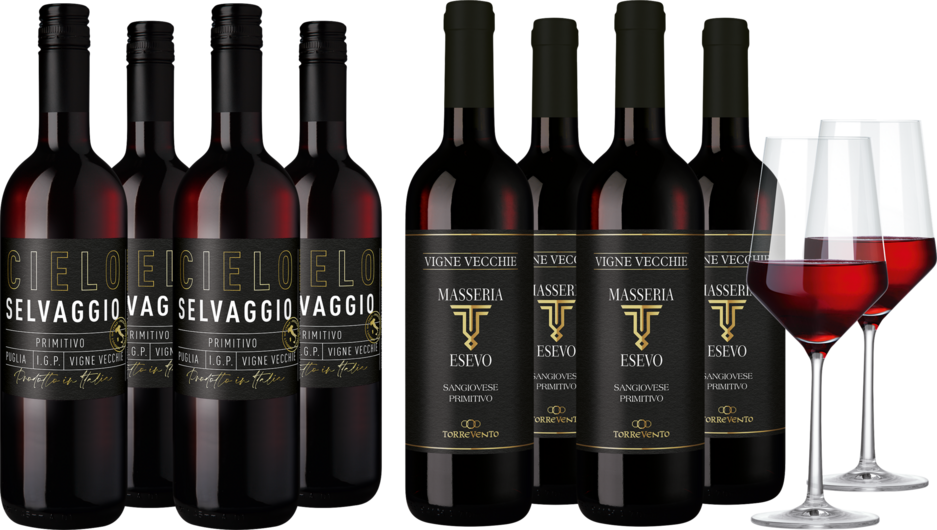 Weinpaket "Due Primitivo Probierpaket"