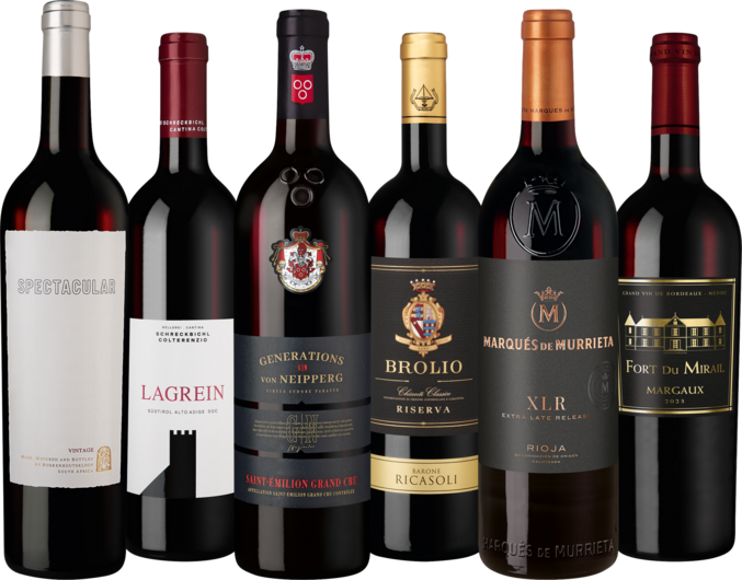 Hawesko's Finest Rotwein-Paket