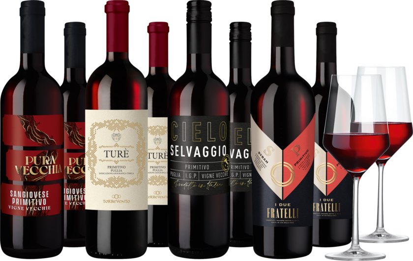 Weinpaket "Primitivo-Genuss"