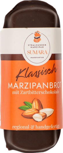 Sumara Marzipanbrot mit Zartbitterschokolade