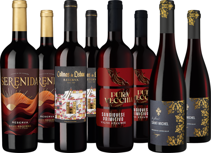 Entdeckerpaket "Goldprämierte Rotweine"