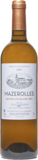 2021 Château Mazerolles Grand Vin Blanc Sec