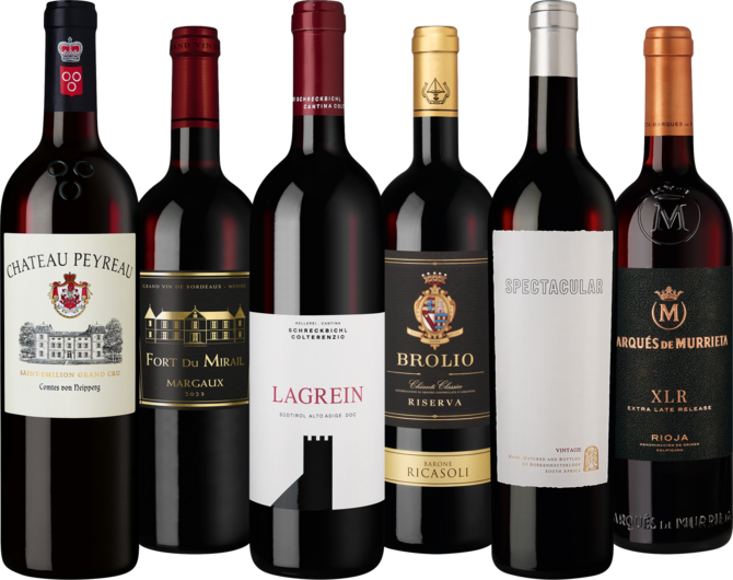 Hawesko's Finest Rotwein-Paket
