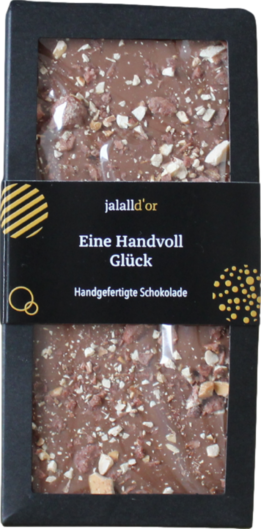 Handgefertigte Schokolade Mandelknusper