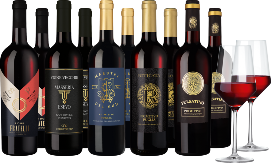 Weinpaket "Primitivo-Vielfalt"