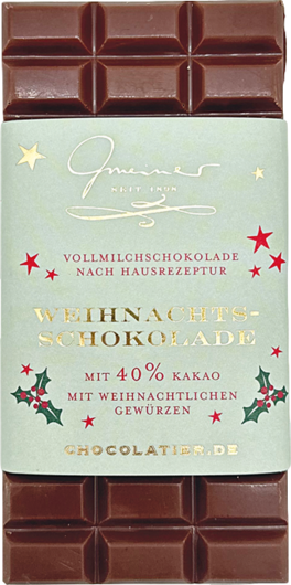 Gmeiner Tafelschokolade Weihnachtsschokolade