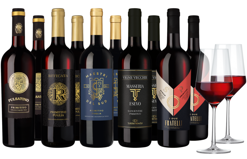 Weinpaket "Primitivo-Vielfalt"