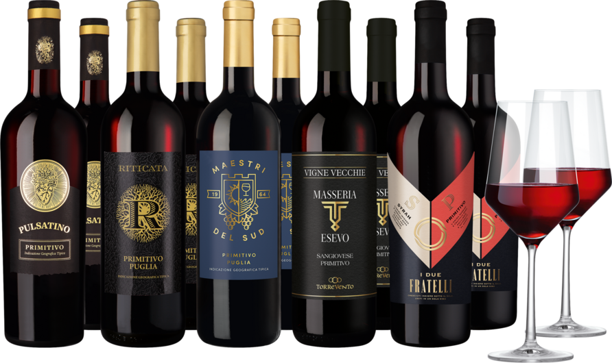 Weinpaket "Primitivo-Vielfalt"