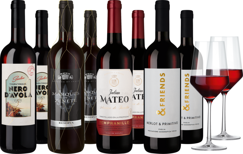 Weinpaket "Prämierte Rotweine"