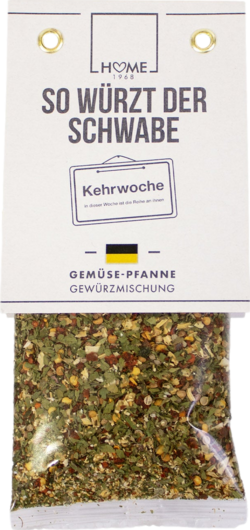 Home 1968 So Würzt der Schwabe Gemüse-Pfanne