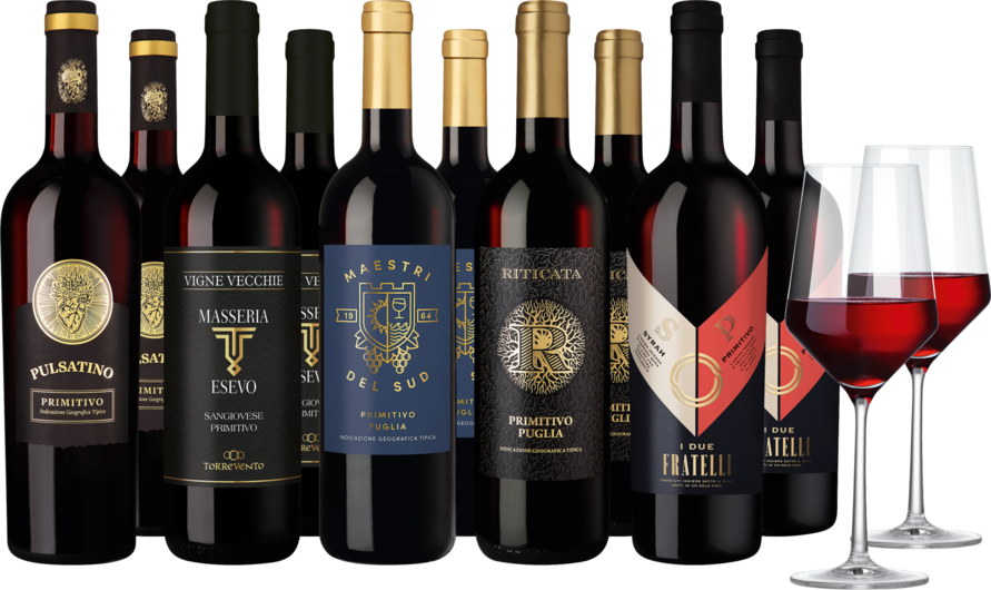 Weinpaket "Primitivo-Vielfalt"