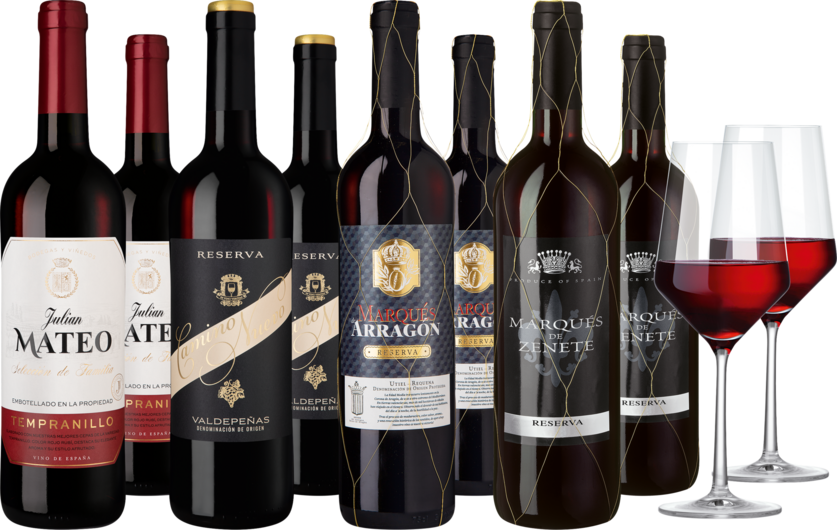 Weinpaket "Ausgezeichnetes Spanien"