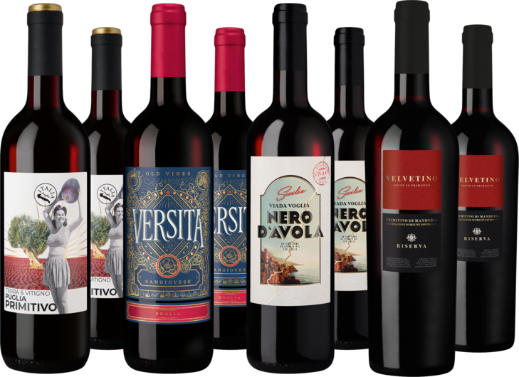 Weinpaket "Eine Reise durch Süditalien"