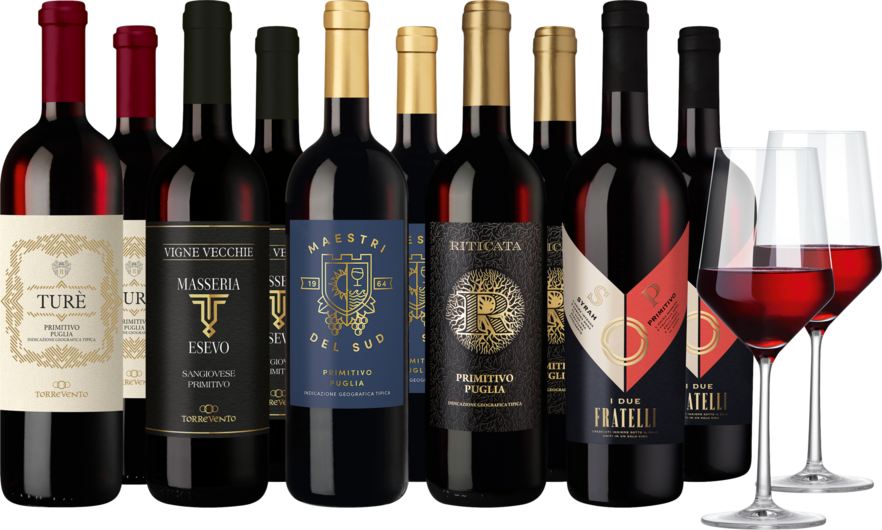 Weinpaket "Primitivo-Vielfalt"