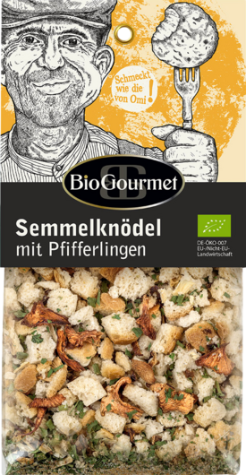BioGourmet Semmelknödel mit Pfifferlingen