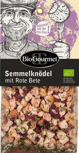 BioGourmet Semmelknödel mit Rote Bete