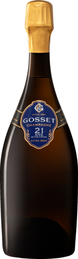 Champagne Gosset 21 ans de cave à minima