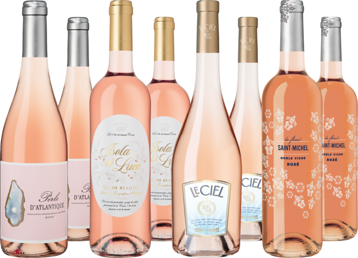 Probierpaket französische Rosé Highlights
