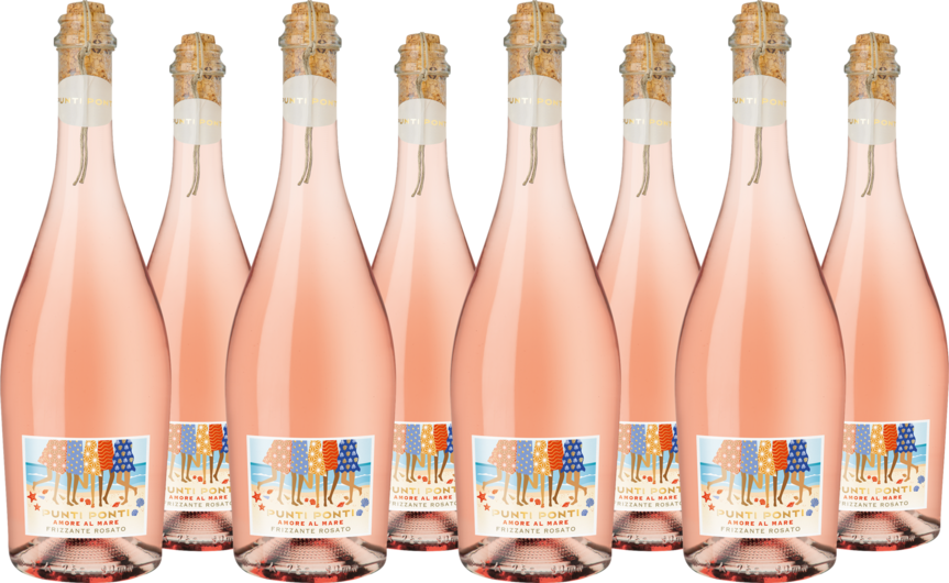 Vorteilspaket Punti Ponti Rosato Frizzante