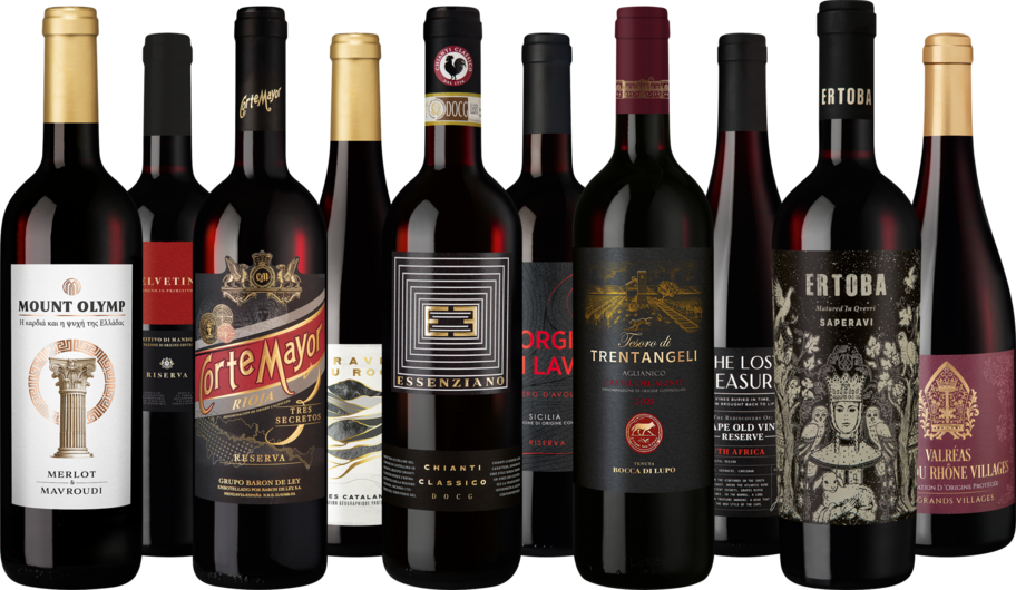 Hawesko's Finest Rotwein-Paket