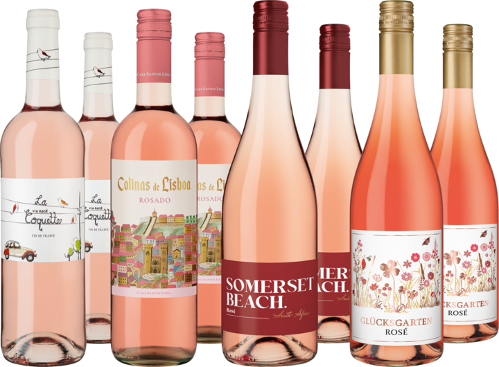Probierpaket frühlingshafte Rosé-Empfehlung