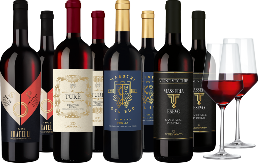 Weinpaket "Primitivo-Vielfalt"