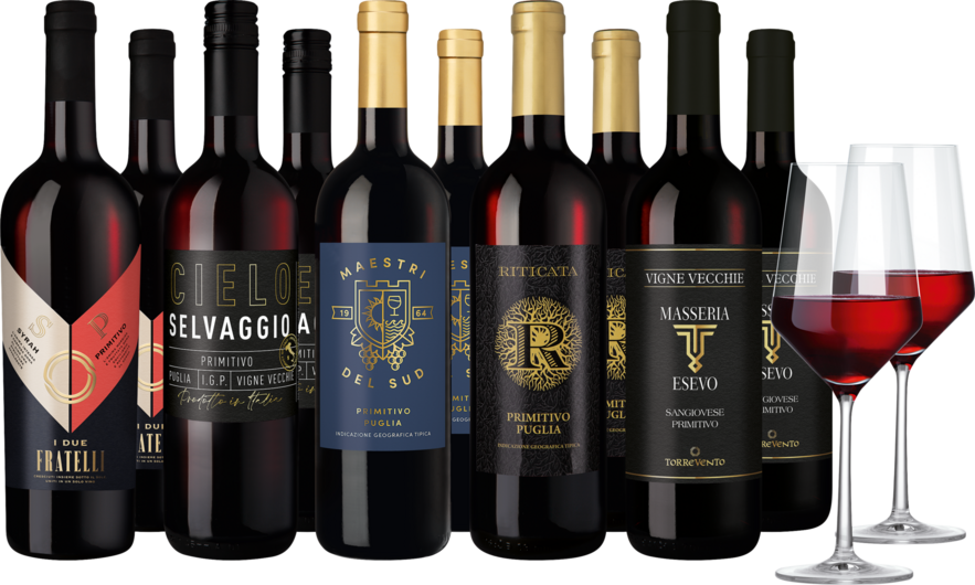 Weinpaket "Primitivo-Vielfalt"