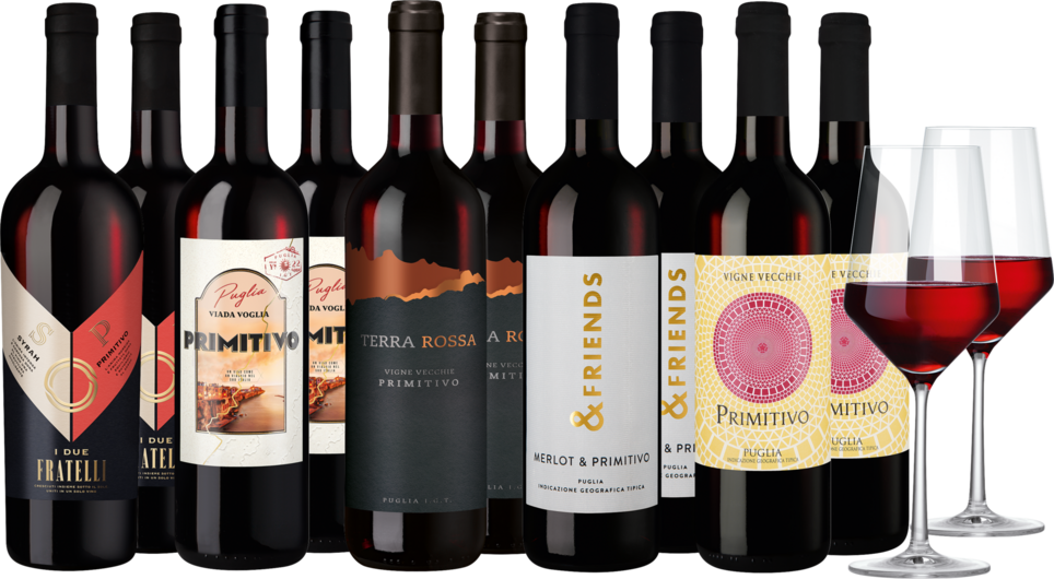 Weinpaket "Primitivo-Vielfalt"