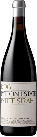 2022 Ridge Lytton Estate Petite Syrah