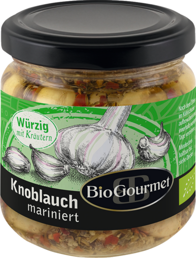 BioGourmet Knoblauch mariniert mit Kräutern