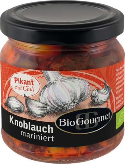 BioGourmet Knoblauch mariniert mit Chili