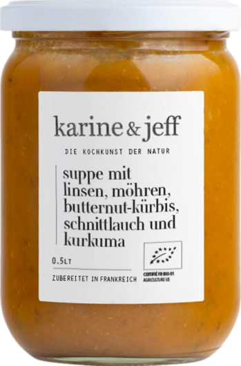 karine &amp; jeff Linsen-Möhren-Suppe