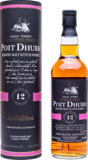 Poit Dhubh 12 Years Malt Whisky