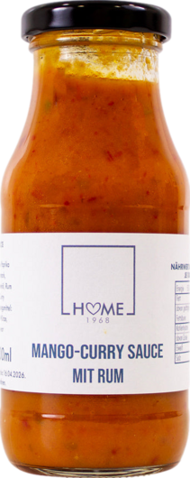 Home 1968 Mango-Curry Sauce mit Rum