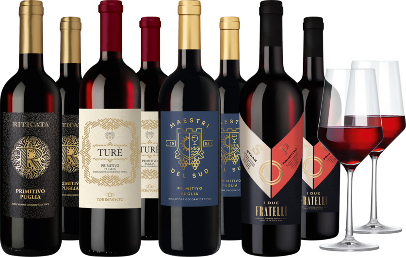 Weinpaket "Primitivo-Vielfalt"