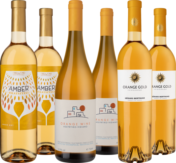 Entdeckerpaket Orange Wine around the world