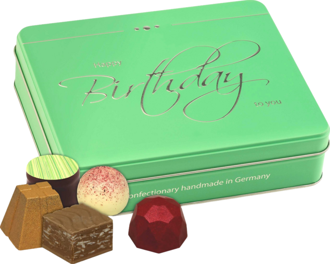 Rabbel Pralinen Trüffel Happy Birthday