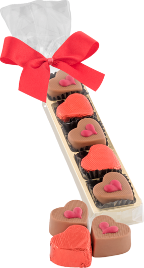 Rabbel Nougatherzen 5er Stange