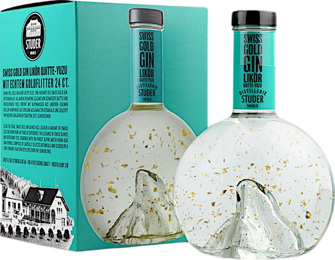 Studer Swiss Gold Gin Likör Quitte-Yuzu
