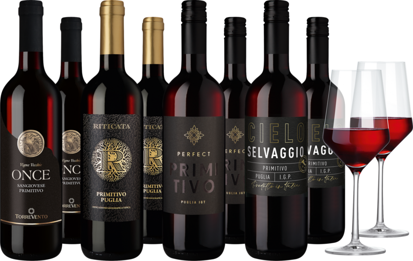 Weinpaket "Primitivo Probierpaket"