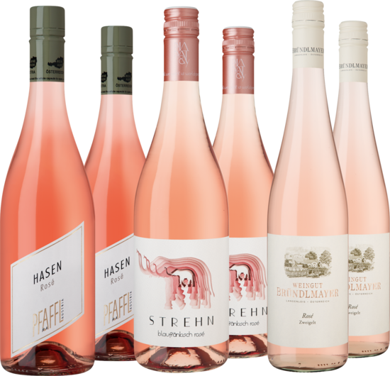 Entdeckerpaket Österreichische Rosé-Auswahl