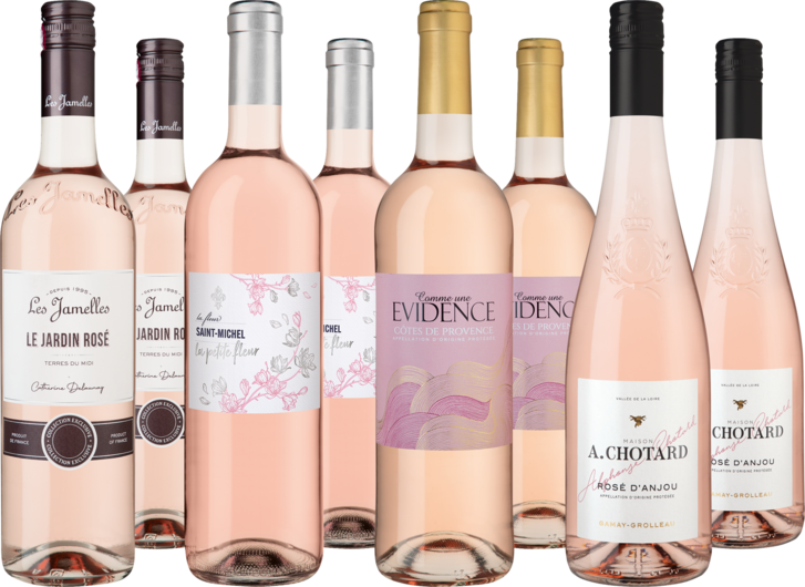 Probierpaket französische Rosés