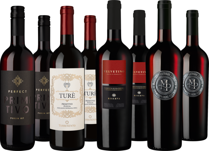 Probierpaket Beste Primitivo-Auswahl